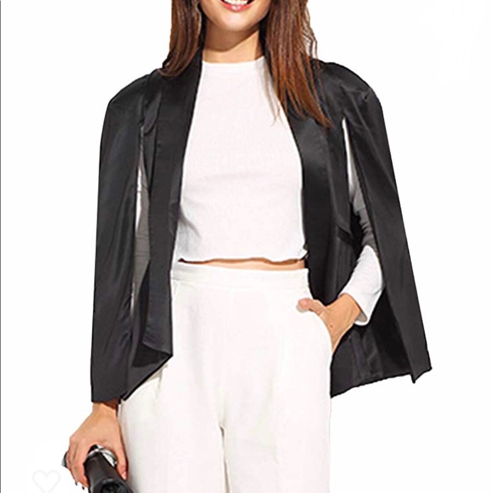 Split Cape Business Blazer🔥